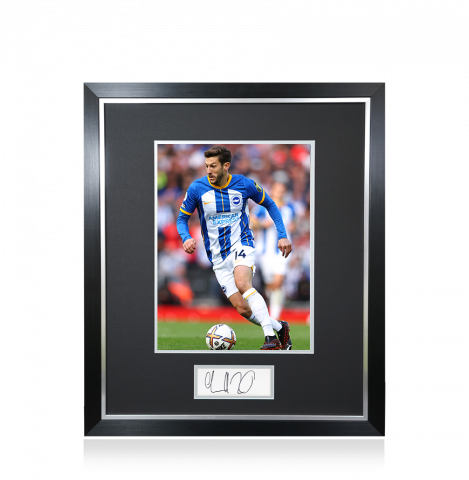 Adam Lallana Signed Plaque and Photo Frame: Brighton & Hove Albion Star