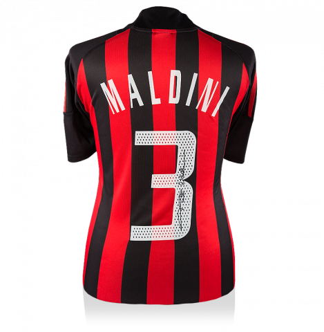 Paolo Maldini Signed AC Milan 2006-07 Home Shirt