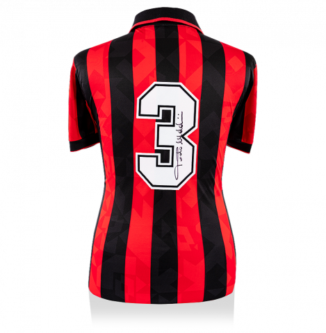 Paolo Maldini Signed AC Milan 1993-94 Home Shirt: Italian