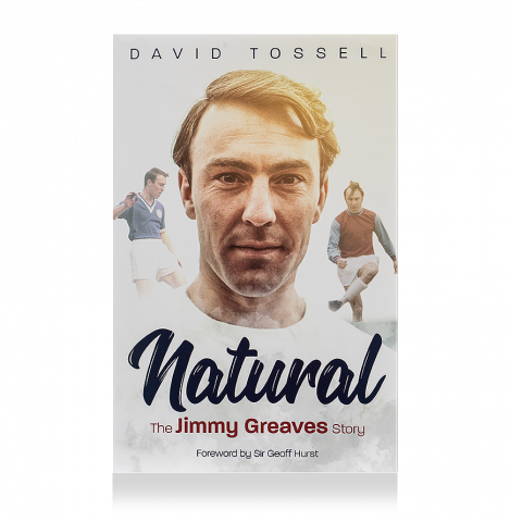 Jimmy Greaves Signed Book: Natural, The Jimmy Greaves Story