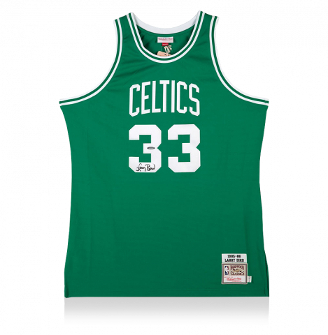 Larry Bird Front Signed Boston Celtics Home Jersey
