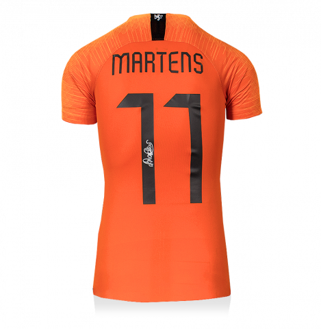 Lieke Martens Back Signed Netherlands Home Shirt With Fan Style Numbers