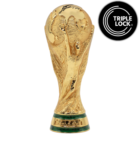 PRE-ORDER Lionel Messi Signed FIFA World Cup Replica Trophy