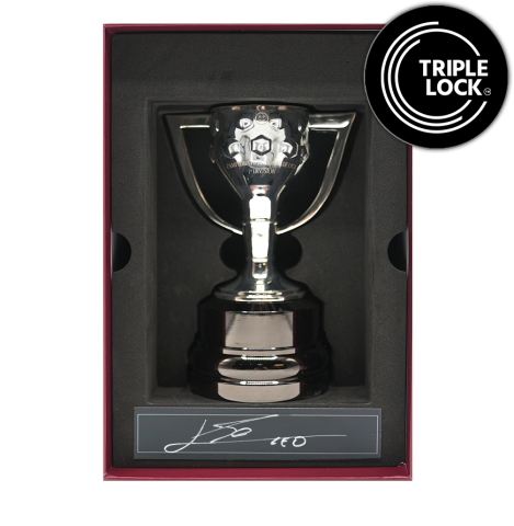 Lionel Messi Signed La Liga Replica Trophy 150mm