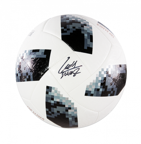 Luis Suarez Signed 2018 FIFA World Cup Telstar 18 Football