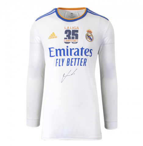 Luka Modric Front Signed Real Madrid 2021-22 Long Sleeve