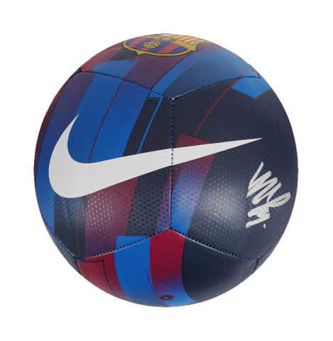 Memphis Depay Signed FC Barcelona Branded Football
