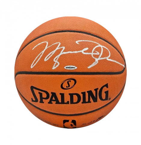 Michael Jordan Signed Spalding Basketball