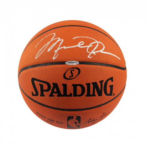 Michael Jordan Signed Spalding NBA Basketball