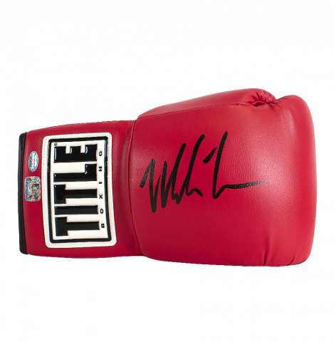 Mike Tyson Signed Title Boxing Glove