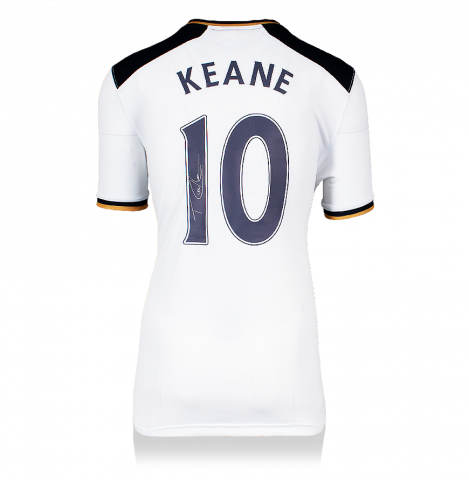 Robbie Keane Back Signed Tottenham Hotspur 2016-17 Home Shirt