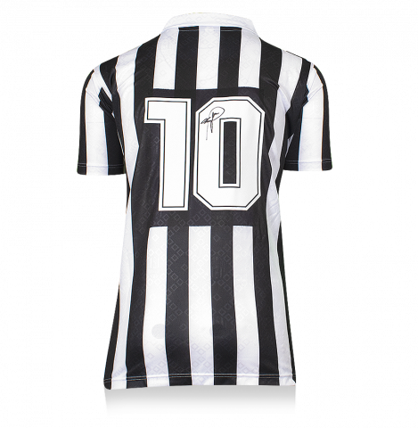 Roberto Baggio Back Signed Juventus 1994-95 Home Shirt With