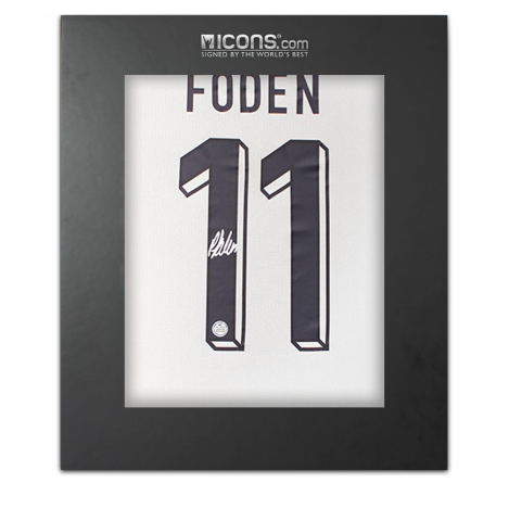 Phil Foden Back Signed England 2024 Home Shirt In Deluxe Packaging Phil Foden Back Signed England 2024 Home Shirt In Deluxe Packaging