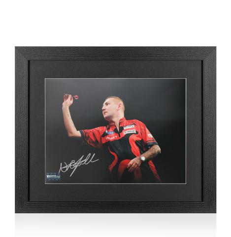 Nathan Aspinall Signed Photo In Black Wooden Frame