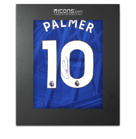 Cole Palmer Back Signed Chelsea 2025-26 Home Shirt In Deluxe Packaging