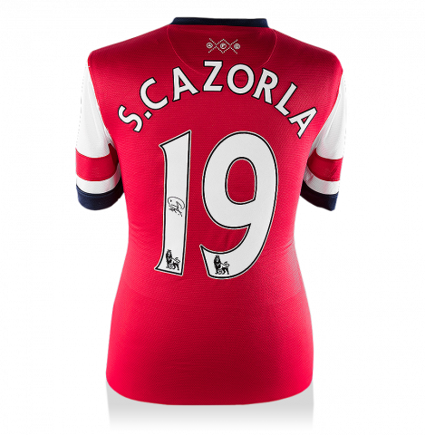 Santi Cazorla Signed Football Memorabilia - Signed Shirts