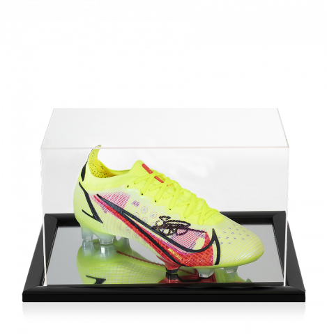 Sergino Dest Signed Nike Mercurial Vapor XIV Elite Boot In Acrylic Case