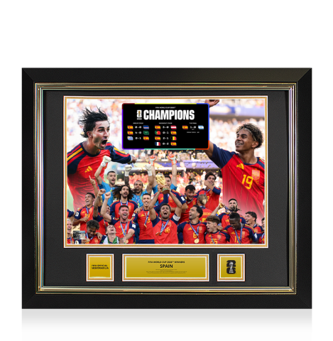 UNSIGNED Official FIFA World Cup 2026™ Framed Spain Montage Print: 2026 Winners