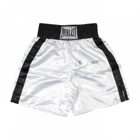 Lennox Lewis Signed Boxing Trunks