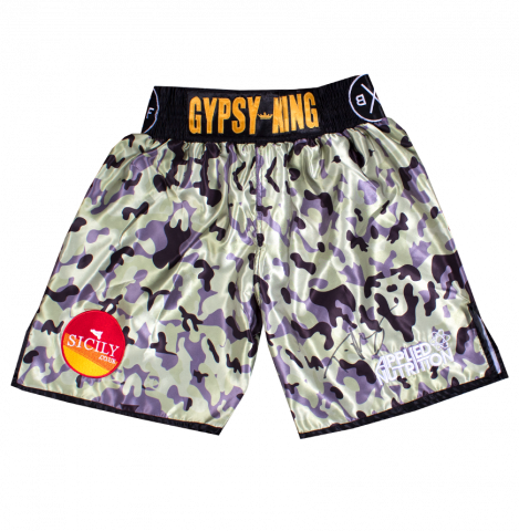 Tyson Fury Signed Boxing Trunks