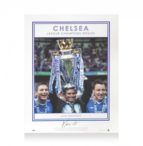 Jose Mourinho Signed Photo