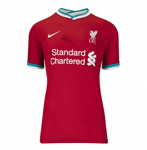 Andy Robertson Front Signed Liverpool FC 2020-21 Home Shirt