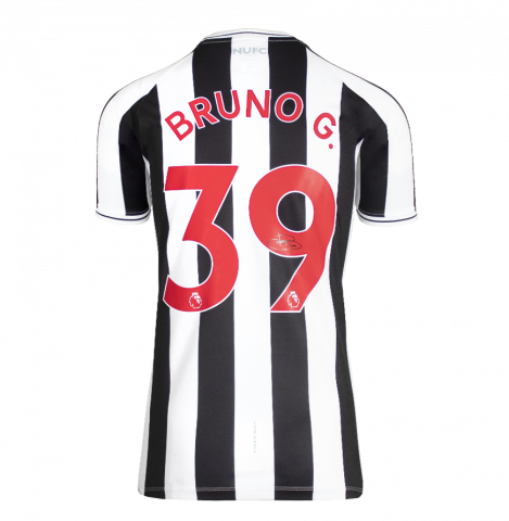Bruno Guimaraes Back Signed Newcastle United 2022-23 Home Shirt