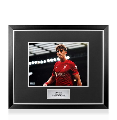 Konstantinos Tsimikas Signed Liverpool FC Photo In Premium Photo Frame: Greek Scouser