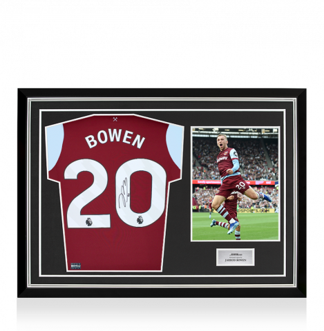 Jarrod Bowen Signed West Ham United 2023-24 Home Shirt In Hero Frame: Option 1