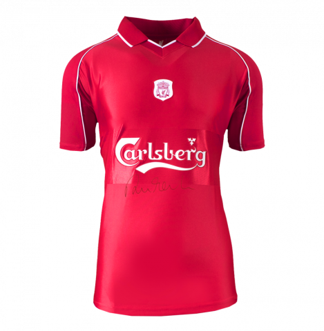 Robbie Fowler Front Signed Liverpool FC 2000 Home Shirt In Deluxe Packaging