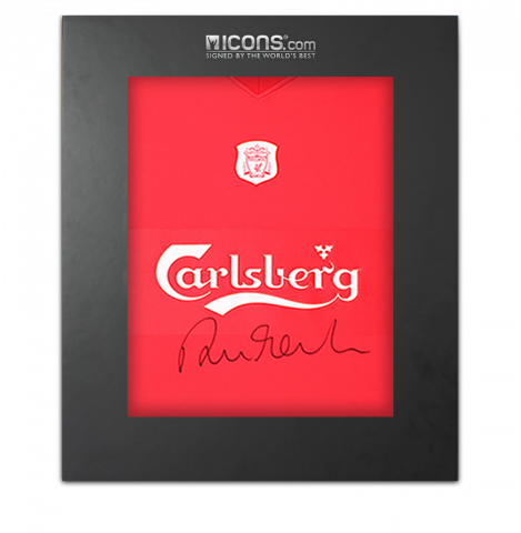 Robbie Fowler Front Signed Liverpool FC 2000 Home Shirt In Deluxe Packaging