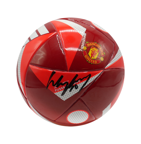 Wayne Rooney Signed Manchester United Mini Football