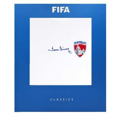 Tom Finney Official FIFA World Cup™ Signed Shirt - Wembley Legends In Deluxe Packaging
