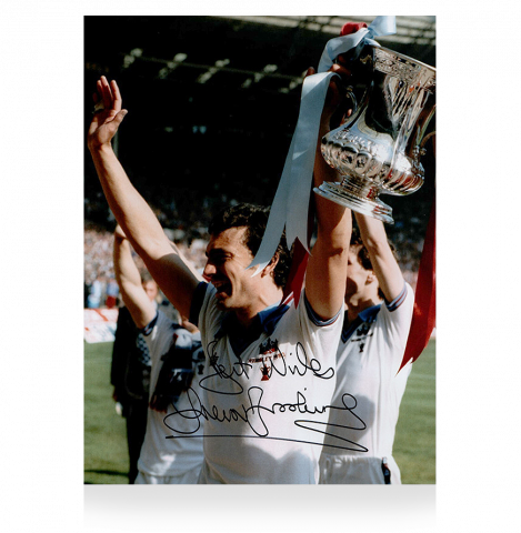Sir Trevor Brooking Signed West Ham United Photo: 1980 FA Cup Winner
