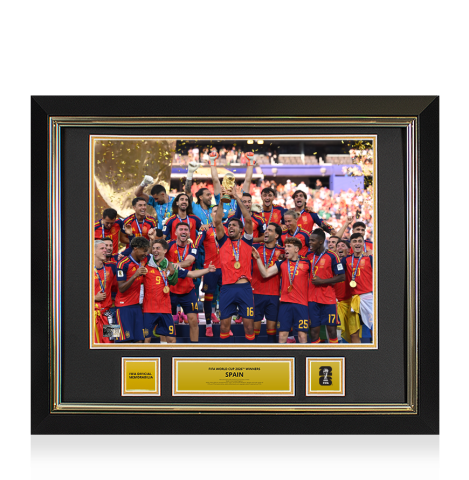 UNSIGNED Official FIFA World Cup 2026™ Framed Spain Photo: 2026 World Champions