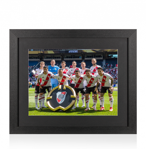 UNSIGNED River Plate Photo In Black Wooden Frame: 2025 FIFA Club World Cup Squad