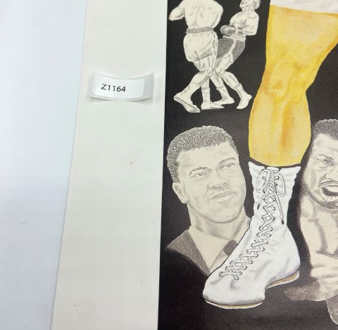 WAREHOUSE SECONDS Muhammad Ali Signed Print - The Peoples Champion - Grade C