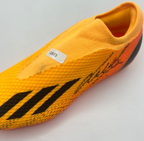 WAREHOUSE SECONDS Lucas Moura Signed Orange Adidas Boot - Grade B