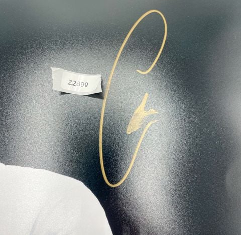 WAREHOUSE SECONDS Carlos Alcaraz Signed Wimbledon 2024 Trophy Lift Photo - Grade A