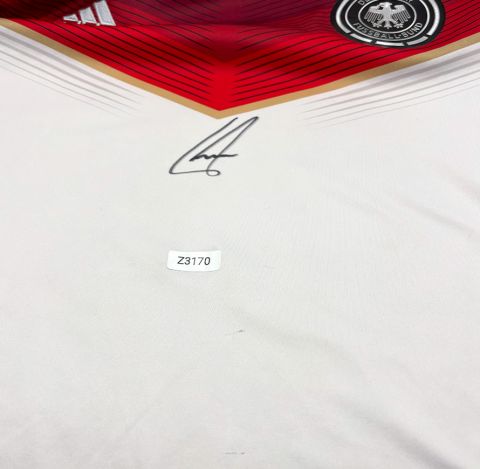 WAREHOUSE SECONDS Philip Lahm Front Signed Germany 2014 Home Shirt - Grade B