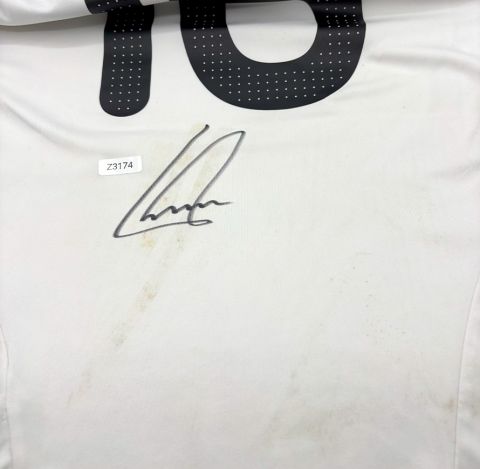 WAREHOUSE SECONDS Philip Lahm Back Signed Germany 2008-09 Home Shirt - Grade C