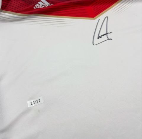 WAREHOUSE SECONDS Philip Lahm Front Signed Germany 2014 Home Shirt - Grade B