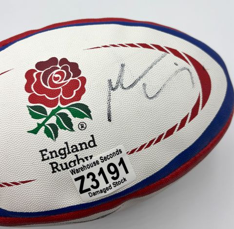 WAREHOUSE SECONDS Maro Itoje Signed Gilbert England Rugby Ball - Grade B