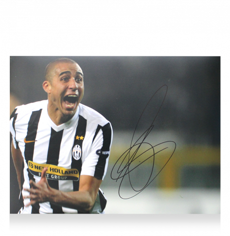 WAREHOUSE SECONDS David Trezeguet Signed Juventus Photo - Grade C