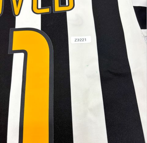 WAREHOUSE SECONDS Pavel Nedved Back Signed Juventus 2003-04 Home Shirt - Grade A