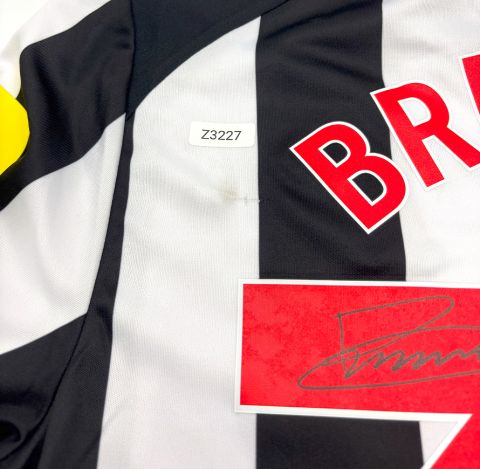 WAREHOUSE SECONDS Bruno Guimaraes Back Signed Newcastle United 2023-24 Home Shirt - Grade C
