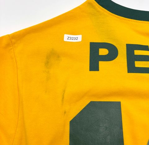 WAREHOUSE SECONDS Pele Back Signed Brazil Retro Home Shirt - Grade C