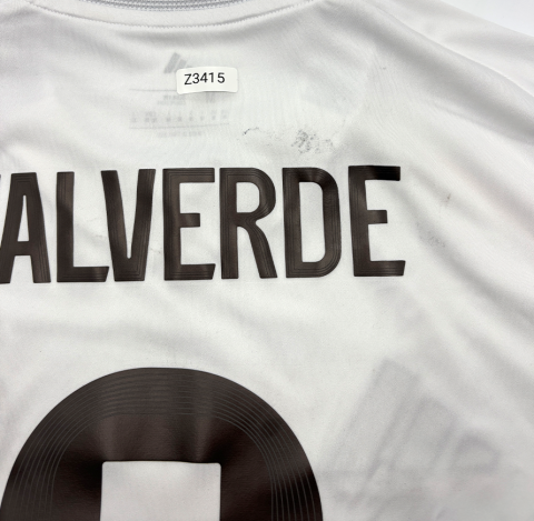 WAREHOUSE SECONDS Federico Valverde Back Signed Real Madrid 2025-26 Home Shirt - Grade C