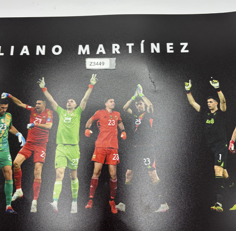 WAREHOUSE SECONDS Emiliano Martinez Signed Career Montage - Grade C