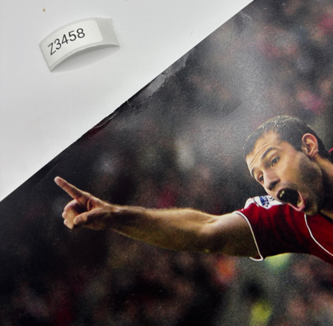 WAREHOUSE SECONDS Javier Mascherano Signed Liverpool Photo: Goal - Grade A